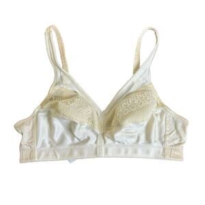 Vintage 1970s Exquisite Form "Ful-ly" with All Around Stretch Bra Ivory‎ 36B